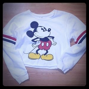 COPY - "Vintage" disney mickey mouse cropped sweater SM
